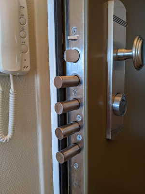 4 veiligheidspunten aan slotzijde Gepantserdedeuren deur EP21